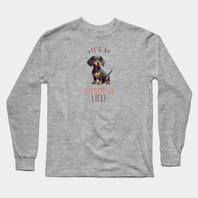 Wiener dog Long Sleeve T-Shirt by Iuliana